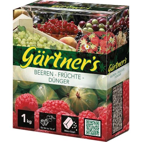 Gärtner`s Beerendünger 1 kg 3+8+3 Karton Gärtners (1/2)