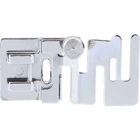 Sewing machine foot support, elastic fabric presser foot for domestic electric sewing machine. (1/5)