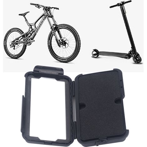 (Exclusivité Mexique) Étui étanche pour vélo, support de téléphone pour navigation GPS vélo/moto électrique, support de téléphone extérieur, style guidon (1/5)