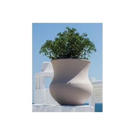 VASO ANFORA MONASTIR D.44XH50CM TORTORA
