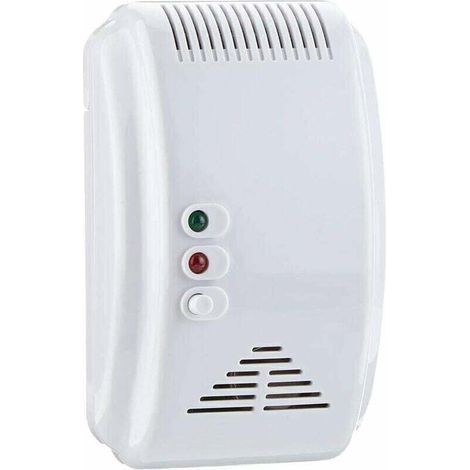 Erdgas- und Narkosemitteldetektor – 115 x 75 x 35 mm – 220 V – Weiß (1/5)