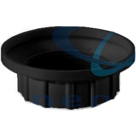 Scame fermatazza e14 nera diametro 43 x 15 mm anello fermalumen 190.31 nero