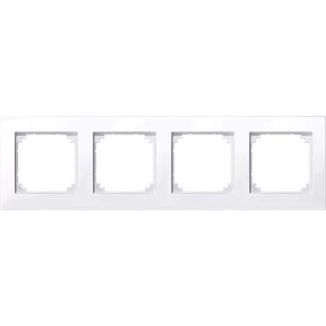 Merten M-PLAN-Rahmen 4f. aws/gl 515425 (1/2)