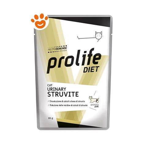 Prolife Cat Veterinary Urinary Struvite - Bustina 85 Gr - Cibo Umido Gatti