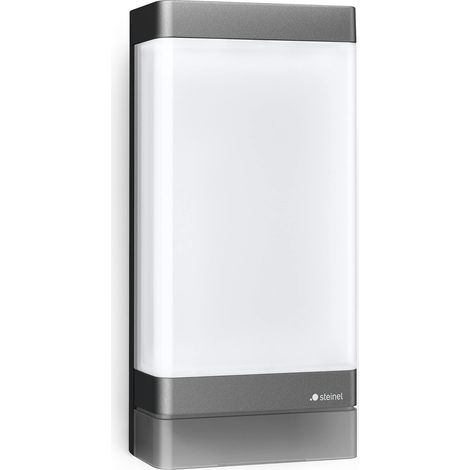 Steinel Applique LED per esterni L 271 Digi SC antracite, rilevatore di movimento a 180°, applique Bluetooth intelligente, gestibile tramite app (1/4)
