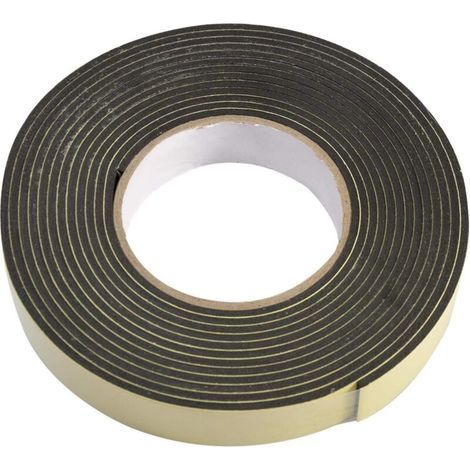 Modonghua Ruban en mousse – Ruban éponge simple face. bande d'étanchéité autocollante. bande d'étanchéité étanche en caoutchouc pour porte épaisseur 1mm Largeur 50mm long10m (1/5)