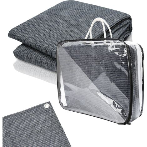 SWANEW Tappetino per tenda Tenda impermeabile da campeggio telo per tenda all'aperto telo da picnic coperta caravan ,Grigio, 400x600CM (1/5)