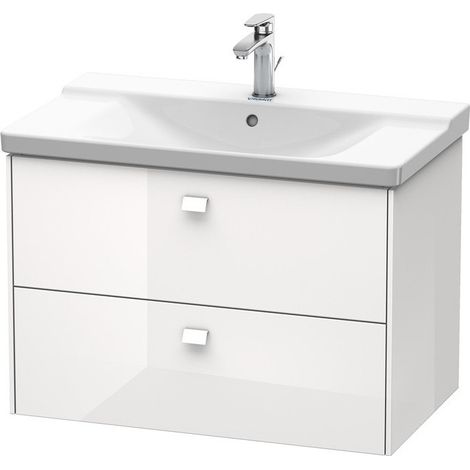 BRIOSO Mobile lavabo Griffe cromato 561x820x479mm testa di moro