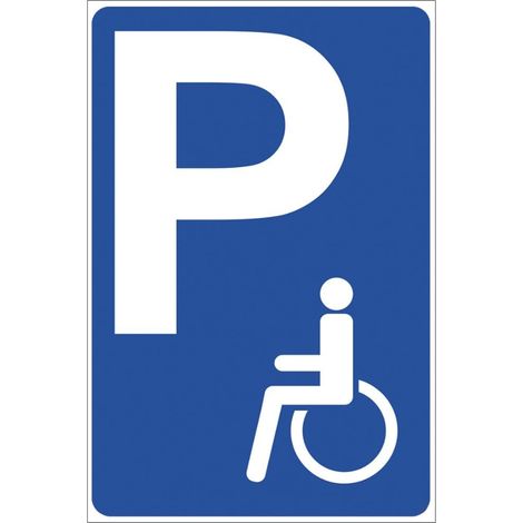 Disabled Parking Sign Aluminium / Dibond 3mm 200x300mm Disabled Parking Sign Parking Sign Parking Only With ID Card (1/5)
