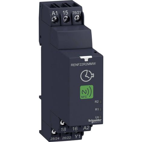 Schneider Electric RENF22R2MMW RENF22R2MMW Relè temporizzato Multifunzionale 1 pz. Intervallo di tempo: 0.05 s - 999 h (1/2)