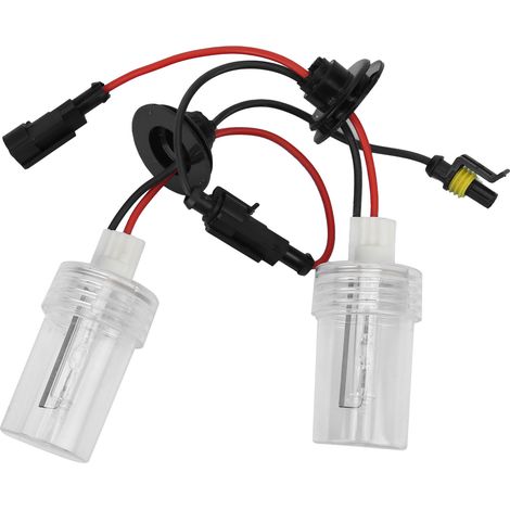 SJLERST Ampoules de Phares Xénon 8000K, 2 Pièces Ampoules de Phares au Xénon HID Remplacement de Lampe 100W 8000K H1 Prise pour 12V Auto (1/5)