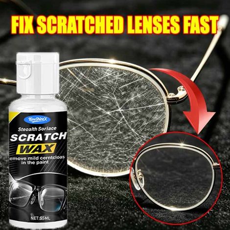 KineShineX Lösung zur Reparatur von Brillenglaskratzern, Polierwachs für zerkratzte Brillen, Uhren und Sonnenbrillen (1/5)