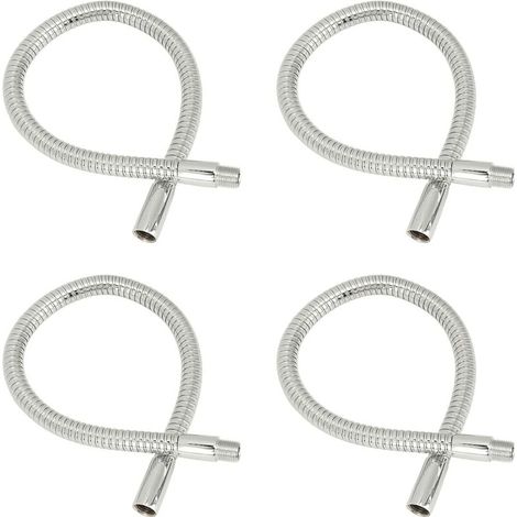 4 Pcs Lampe à Col de Cygne LED, Lumière de Table, Accessoires de Lampe, Tuyau en Métal Chromé de 35cm (1/4)