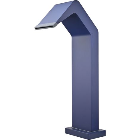 IMEX Cascada de acero inoxidable 316 NIAGARA azul oceano para piscina Diseno compacto para espacios exteriores Resistencia superior a la corrosión y fácil instalación Altura 68 cm