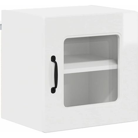 Armadio da cucina rettangolare moderno grande spazio di archiviazione 40 x 31 x 40 cm in legno ingegnerizzato bianco 020053521