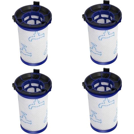 Ensemble de 4 Filtres HEPA pour Rowenta Air Force 360 RH9037 RH9038 RH9039 RH9051WO RH9057WO RH9086WO Aspirateur ZR009001 (1/4)