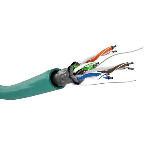 Cable Datos F/utp Cat5e Cca Awg26/27 Verde (100m) 93267