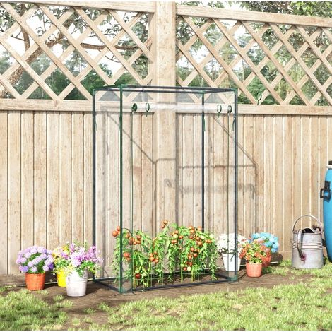 Serra da giardino con porta avvolgibile 100x50x150 cm OKMYHOME