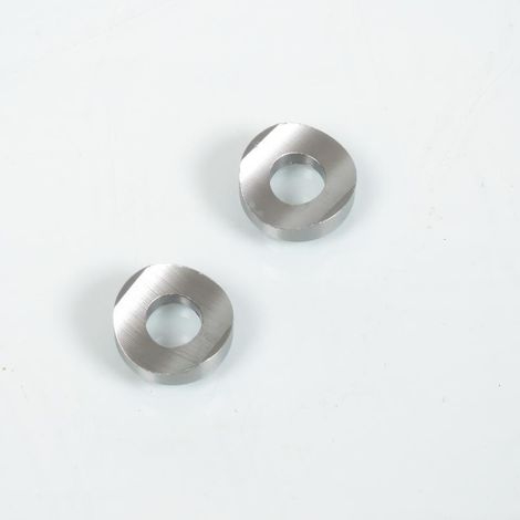 Entretoise de valve incurvée en aluminium anodisée titane pour