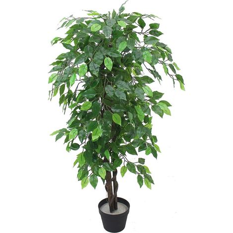 120cm Artificial Ficus Tree / Plant - Large Bushy Shape