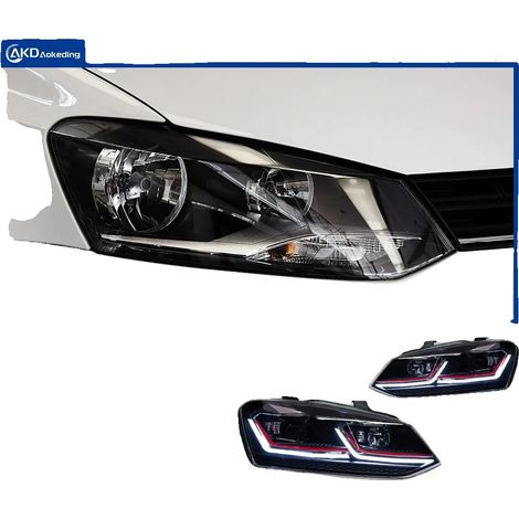 Conjunto de faros, material LED, certificación aprobada, GTI Red Line-a, coche con volante a la derecha (1/2)