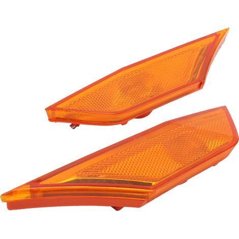 Paire de feux latéraux indicateurs de direction à LED, ampoules 20559010, remplacement pour Honda Civic 2016-2021, jaune (1/5)