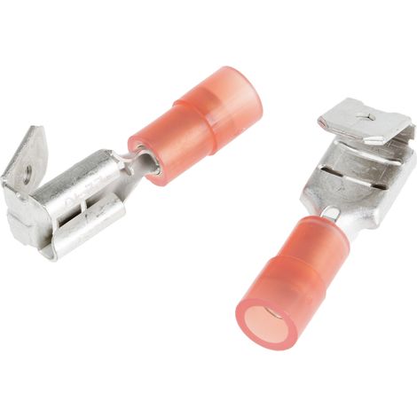 Cosse à sertir avec repiquage RS PRO, Isolé, Rouge