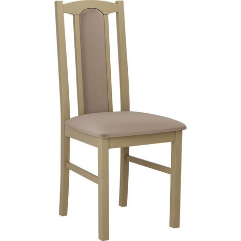 Silla Victorville 145, Paros 2, 95x43x47cm, Tapiz, De madera, Madera, Muebles ya montados (1/4)