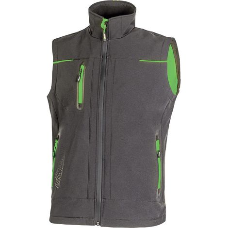 U-POWER Softshell Weste wasserdicht atmungsaktiv winddicht UNIVERSE XXL grau (1/5)