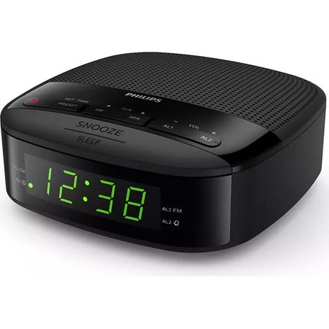 Schwarzer dual-radiowecker - Philips - TAR3205