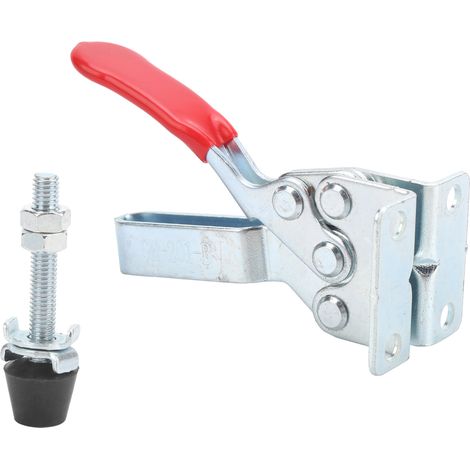 2 Stück Kippdübel-Schnellspann-Niederhalter, vertikale Befestigung, Metall, rutschfest, Handwerkzeug GH201B (1/5)