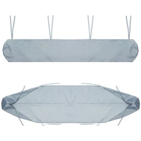 5 m Sac de Protection pour Store Banne(Gris),Housse de Protection Anti-poussière pour auvent de terrasse Noir Housse de Rangement pour cour et jardin (1/4)