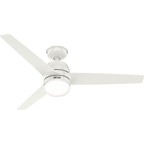 Outdoor Ceiling Fan Seawave White with Lights & Remote