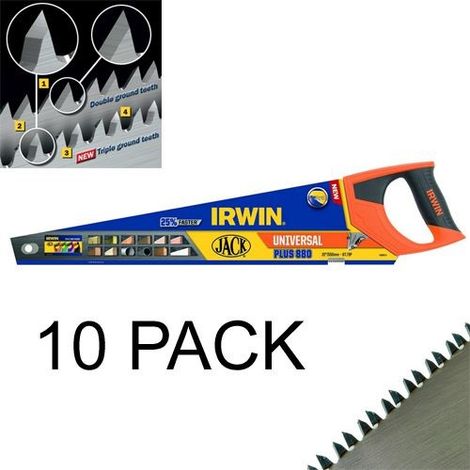 Irwin Jack Saw JAK880UN22 880 UN Universal Saw 550mm (22in) 8tpi 10505213