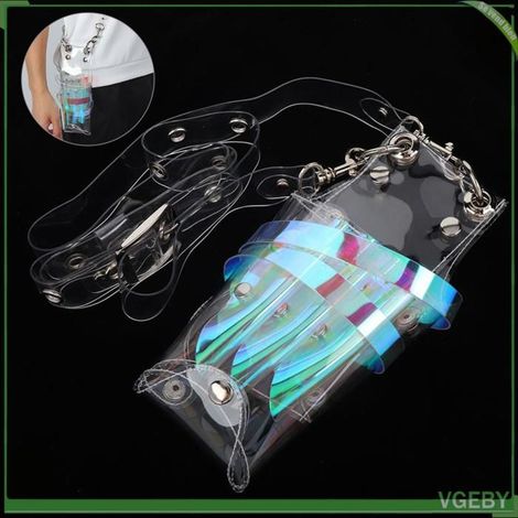 Sac de barbier - FAFEICY - Modèle polyvalent - PVC souple transparent - Plusieurs poches - Sangle réglable (1/5)