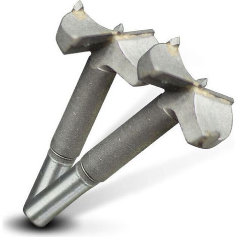 Meche a Bois, Diametre 60mm, Foret Fraise Carbure Pour Faconner Trou Travail du Bois, L'installation de Portes Sphériques Bois, Tiroirs, Plastique, Contreplaqué 2pc (1/3)