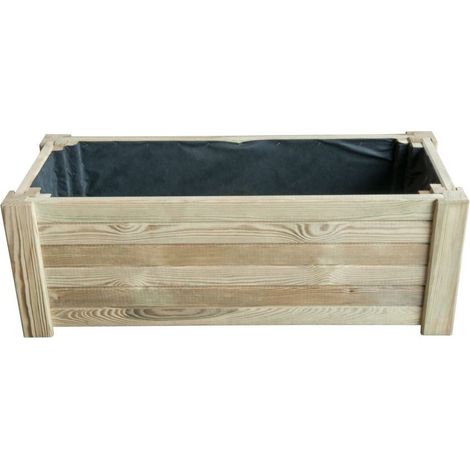 Pflanzkasten Golo 100 x 40 cm mit Wurzeltuch Pflanzkasten