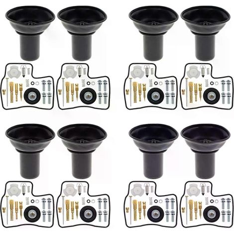 kigbf-8X Repair Kit Carburetor Diaphragm Plunger with Needle for Honda Steed Shadow VLX 400