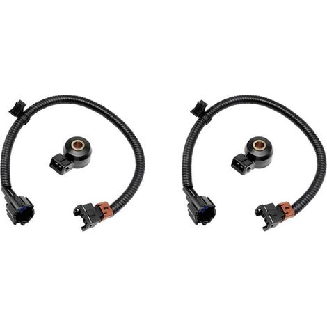 Due sensori di detonazione e relativi cablaggi (22060-30P00 24079-31U01) per pickup Altima Maxima G20 J30 dal 1995 al 2004.