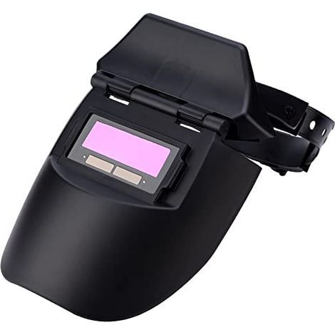 Masque soudeur professionnel – auto-obscurcissant – solaire – monté tête – noir (1/5)