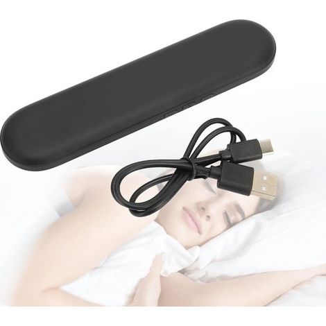 Altoparlante per il sonno - Altoparlante da posizionare sotto il cuscino - Aiuta a dormire bene - Tecnologia a conduzione ossea - 15,5 cm - Nero (1/5)