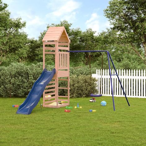 Aire de jeux d'extérieur,Maisonnette de jeu,Maison enfant bois massif de douglas BDXN68729 (1/5)