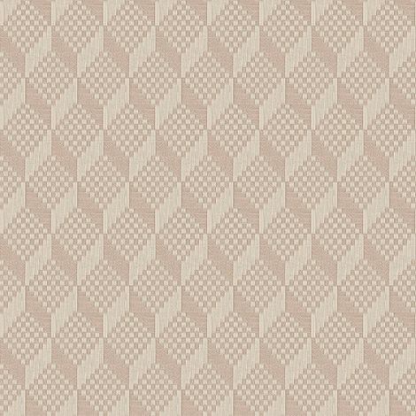 3D Tapete Profhome GR322305-DI heißgeprägte Vliestapete mit Rauten Muster dezent schimmernd beige grau-beige sand 5,33 m2