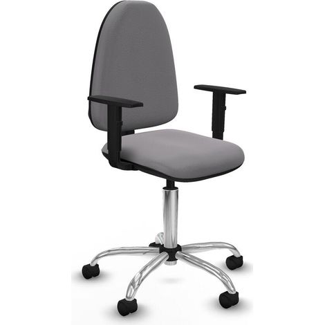 Piqueras y Crespo Aýna CP silla de oficina gris base cromada