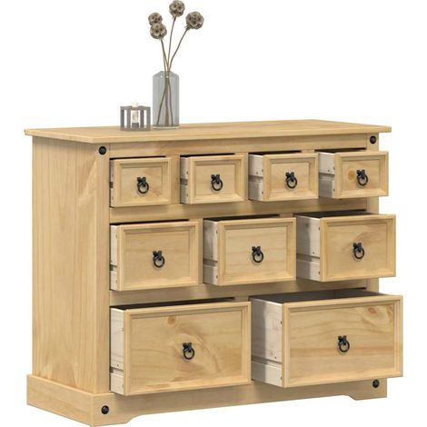 Kommode Corona 101x45x82 cm Massivholz Kiefer