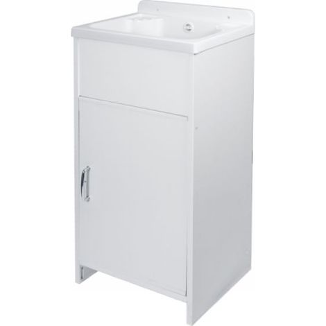 LAVATOIO CON MOBILE IN PVC E VASCA IN POLIPROPILENE MINI L cm. 42 x P cm. 35