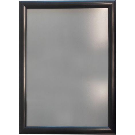 Cadre d'affichage clic clac aluminium noir A3 – Protection PE anti-UV – Installation rapide – Pour intérieur et extérieur