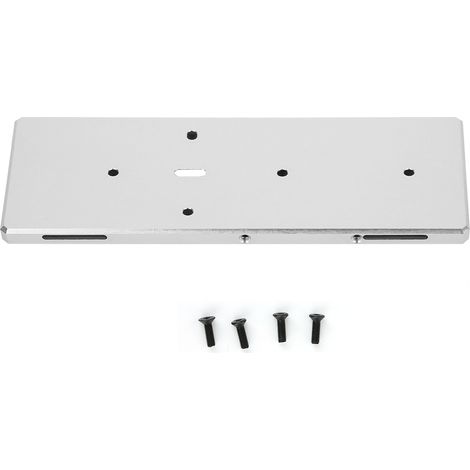 Support de batterie RC avec vis de rechange pour RGT EX86100, voiture 1/10, argent 680022S (1/5)