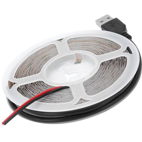 Niedervolt 5V RGBW LED-Streifenleuchte, flexibel, für Innendekoration, Computergehäusebeleuchtung, rotes Licht (1/5)