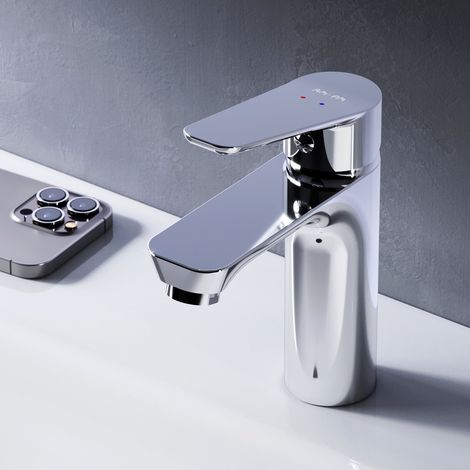 AM.PM Wasserhahn Bad Chrom Waschtischarmatur Bad Armatur Mischbatterie Waschbeckenarmatur Einhebelmischer Badezimmer (1/5)